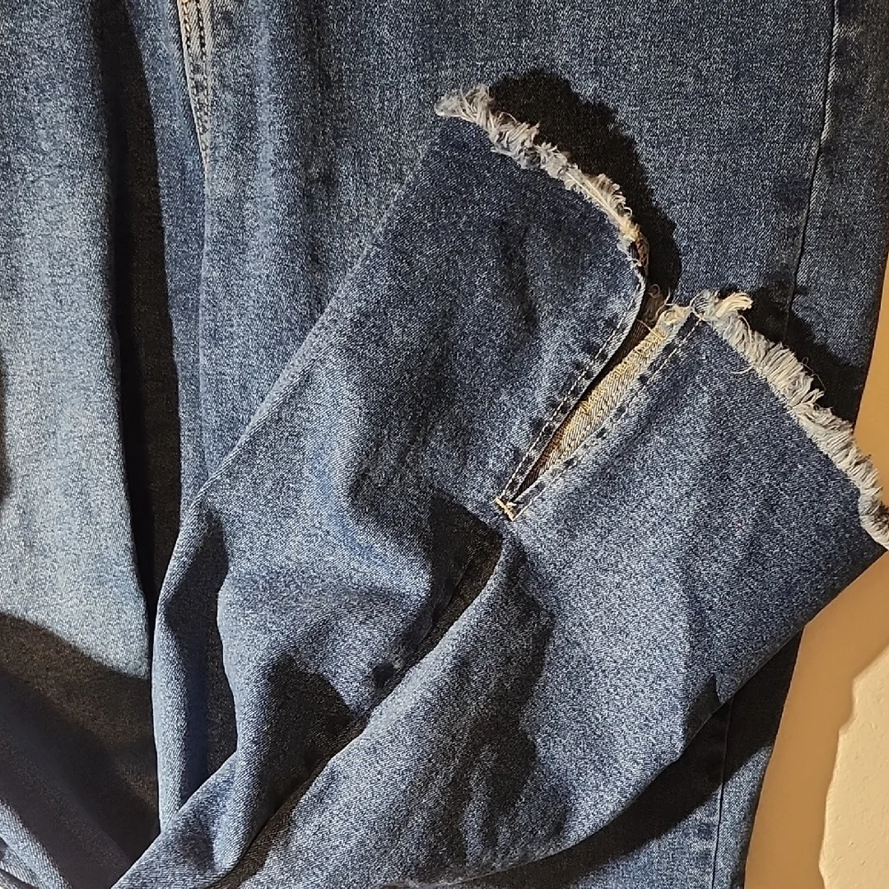 Sears Blue Straight Leg Jeans with Classic Style 16 - Picture 4 of 5